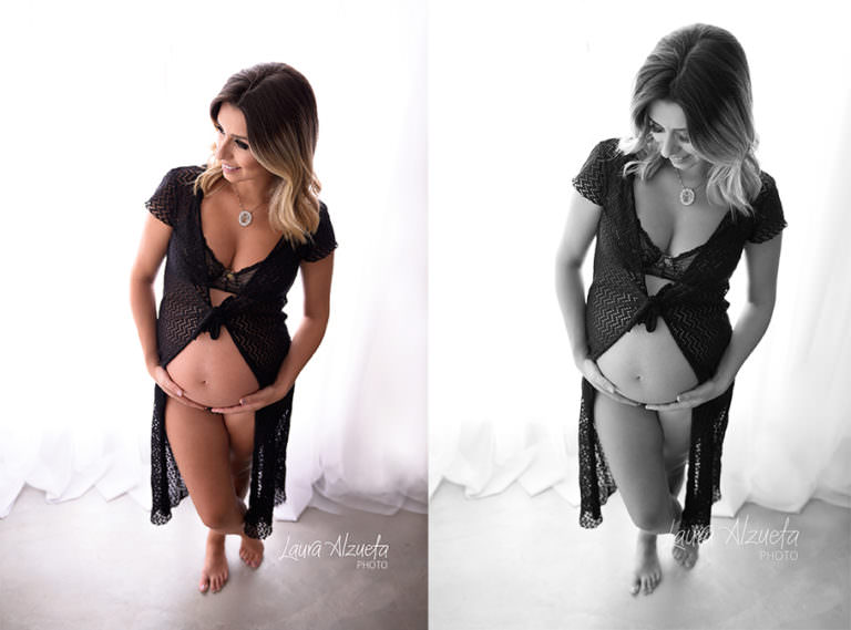 book gestante lingerie barriga de fora fotos de barriga grávida fundo branco fotógrafa laura alzueta